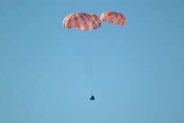 orion spacecraft landing