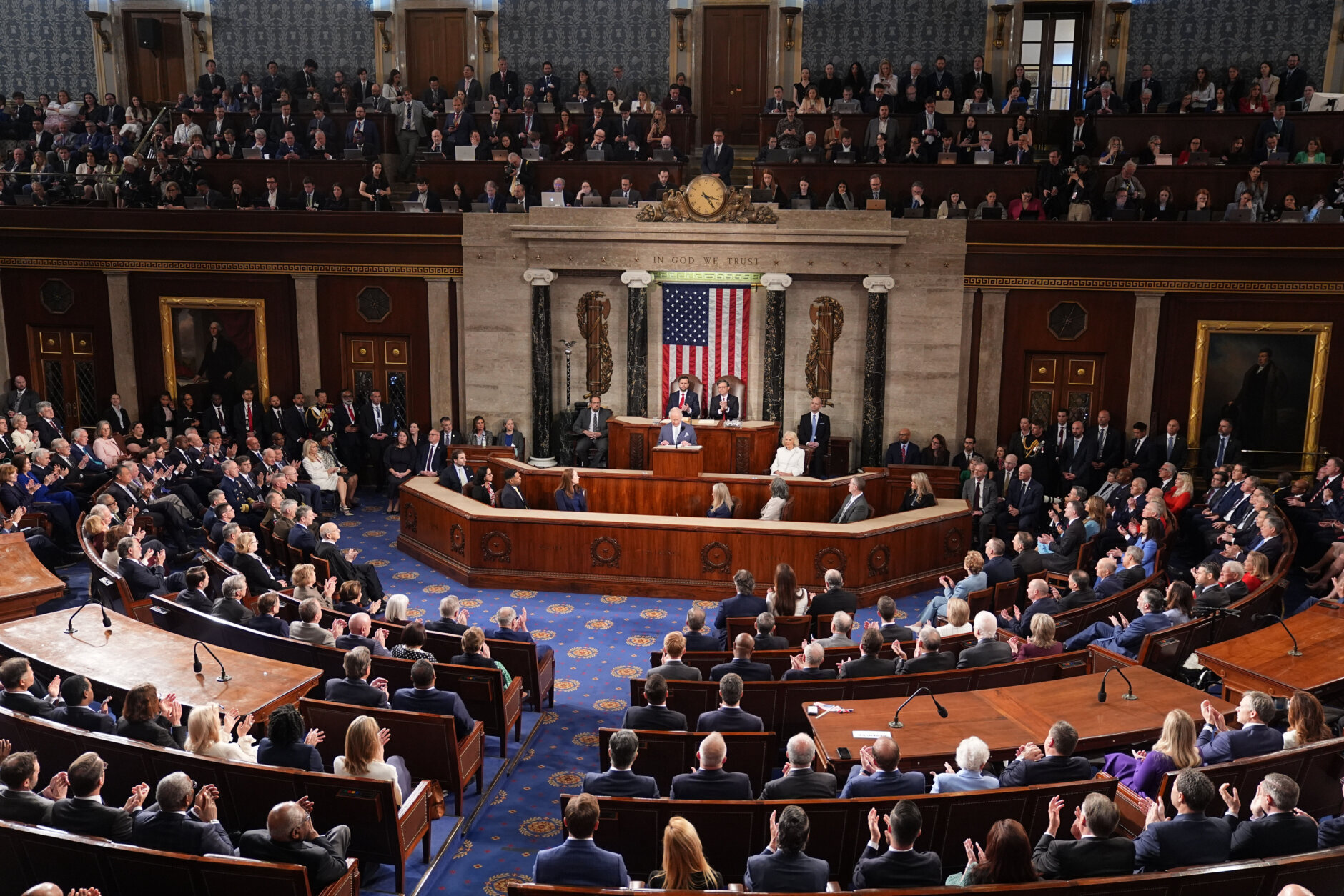 Britain's King Charles III speaks to a joint meeting of Congress