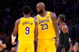 APTOPIX Rockets Lakers Basketball