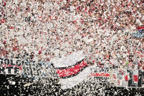 Buenos Aires bans stadium confetti after  fire sparks panic at River vs Boca