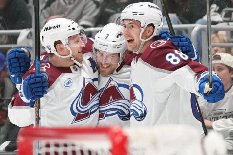MacKinnon leads Avalanche to 5-1 win and 1st-round sweep of LA Kings, ending Anze Kopitar’s career