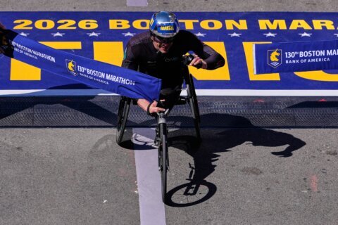 Marcel Hug claims his ninth Boston Marathon wheelchair title, Eden Rainbow-Cooper wins women’s race