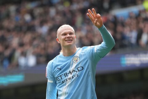 Haaland hat trick propels Man City to record-setting thrashing of Liverpool in FA Cup quarterfinals