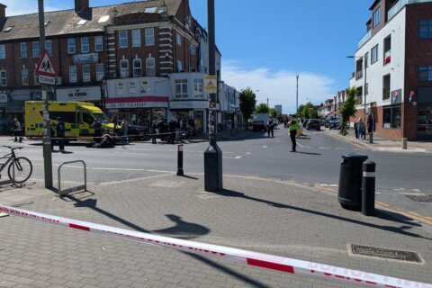 UK prime minister condemns attack after 2 stabbed in a Jewish neighborhood of London