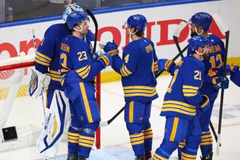 Sabres mark return to the playoffs by rallying to beat Bruins