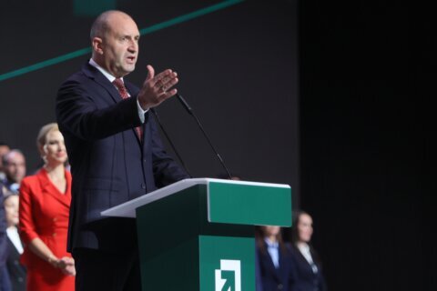 Bulgaria’s pro-Russian former president is seen as strong front-runner in Sunday’s election