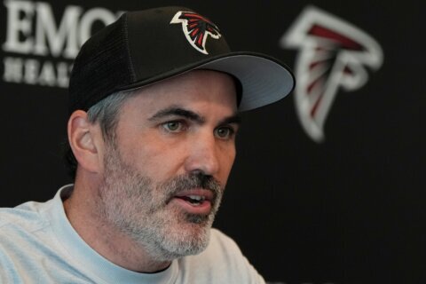 James Pearce Jr. not at Falcons’ voluntary offseason workouts, coach Kevin Stefanski says