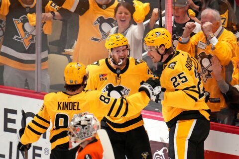 Penguins fend off elimination again with a 3-2 Game 5 win over Flyers to send series back to Philly