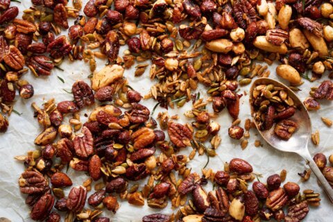 A spiced nuts and seeds recipe from Linda McCartney’s plant-based ‘Family Kitchen’ cookbook