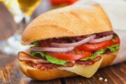 Ham and cheese sandwich for breakfast
