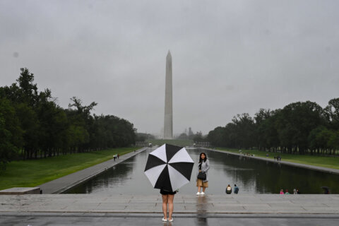 Thunderstorms, rain make their way to DC area