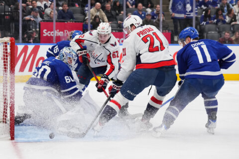 Logan Thompson backstops Capitals to 4-0 victory over Maple Leafs