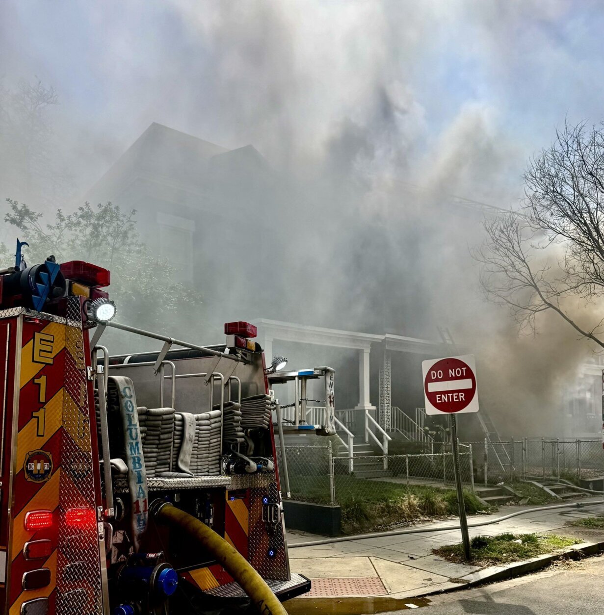 Northwest DC house fire