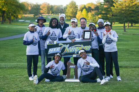 Howard University women’s golf wins first-ever NEC title