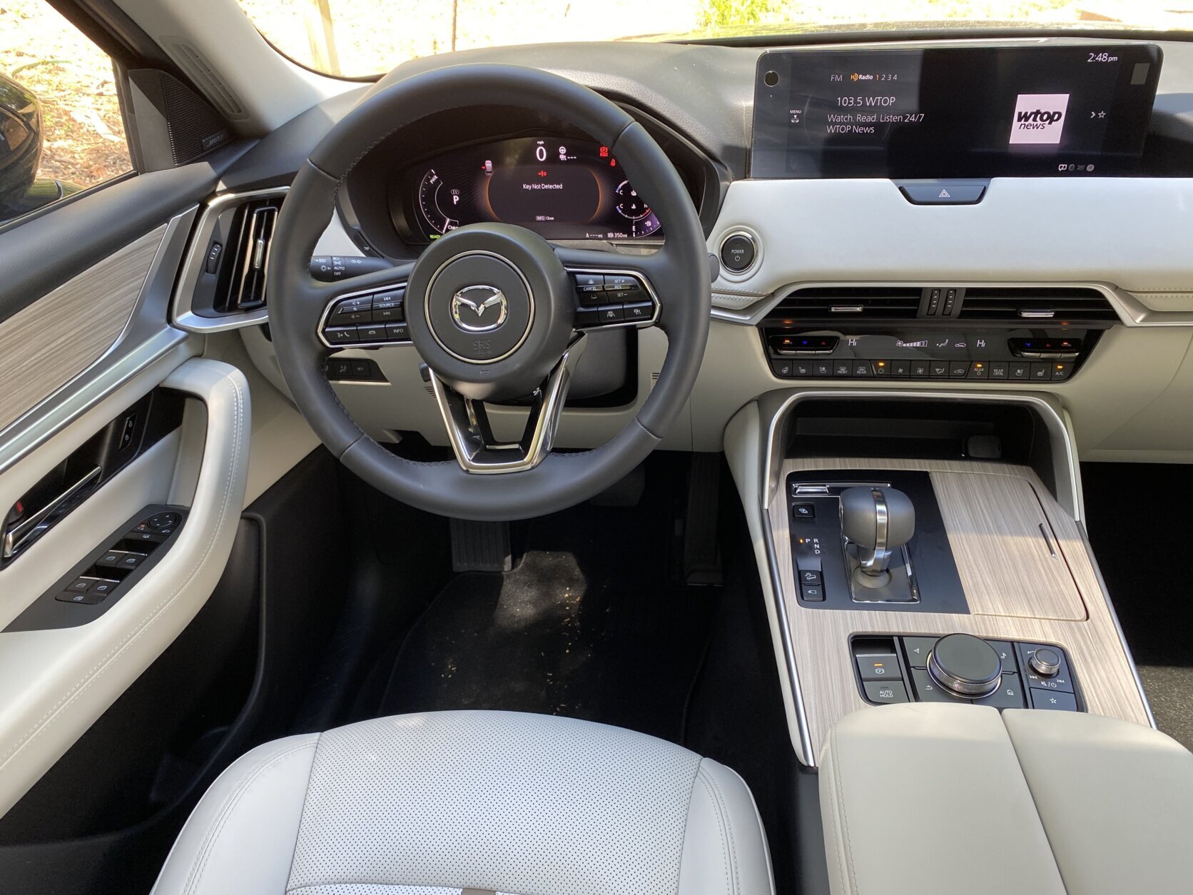 Interior of the 2026 Mazda CX-90 PHEV