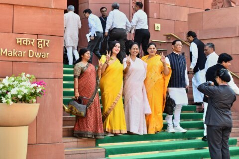 Modi pushing to get more women into India’s Parliament. That could have other consequences