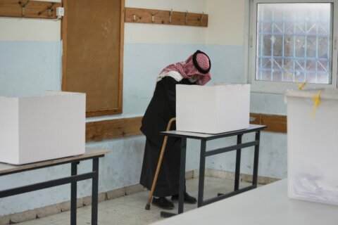 Palestinian authorities call local elections in a Gaza community and the West Bank a success