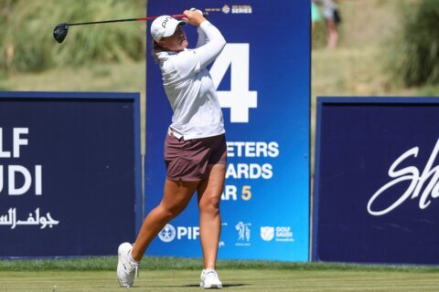 Lauren Coughlin wins the Aramco Championship by 5 shots at Shadow Creek