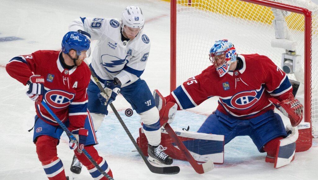 Canadiens beat Lightning 3-2 in OT to take 2-1 lead in all extra-time series
