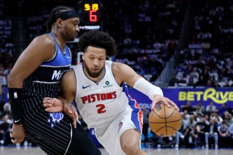 Cade Cunningham scores 45, Pistons beat Magic 116-109 in Game 5 to stave off elimination