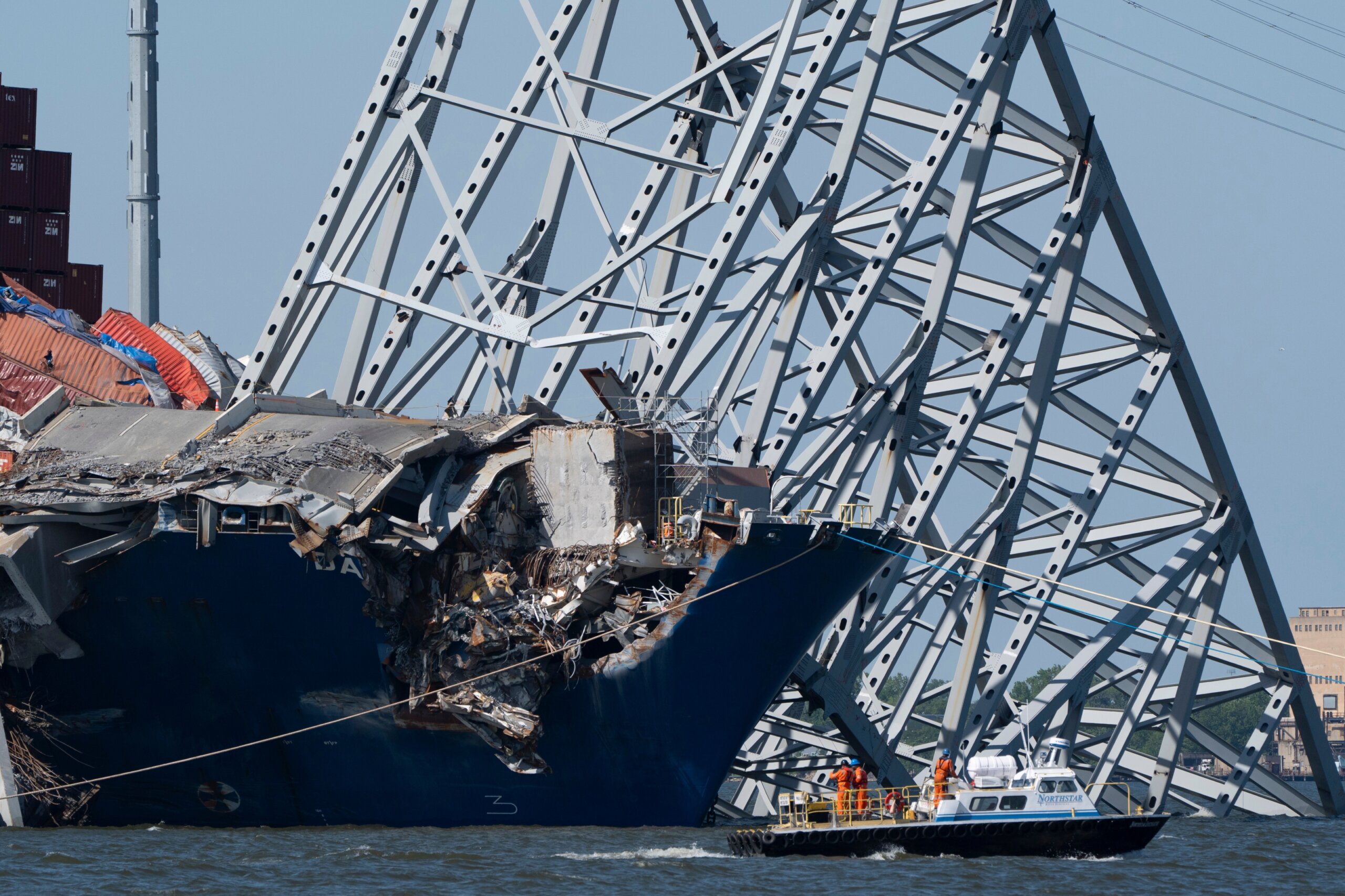 Maryland settles with owner and operator of ship that crashed into