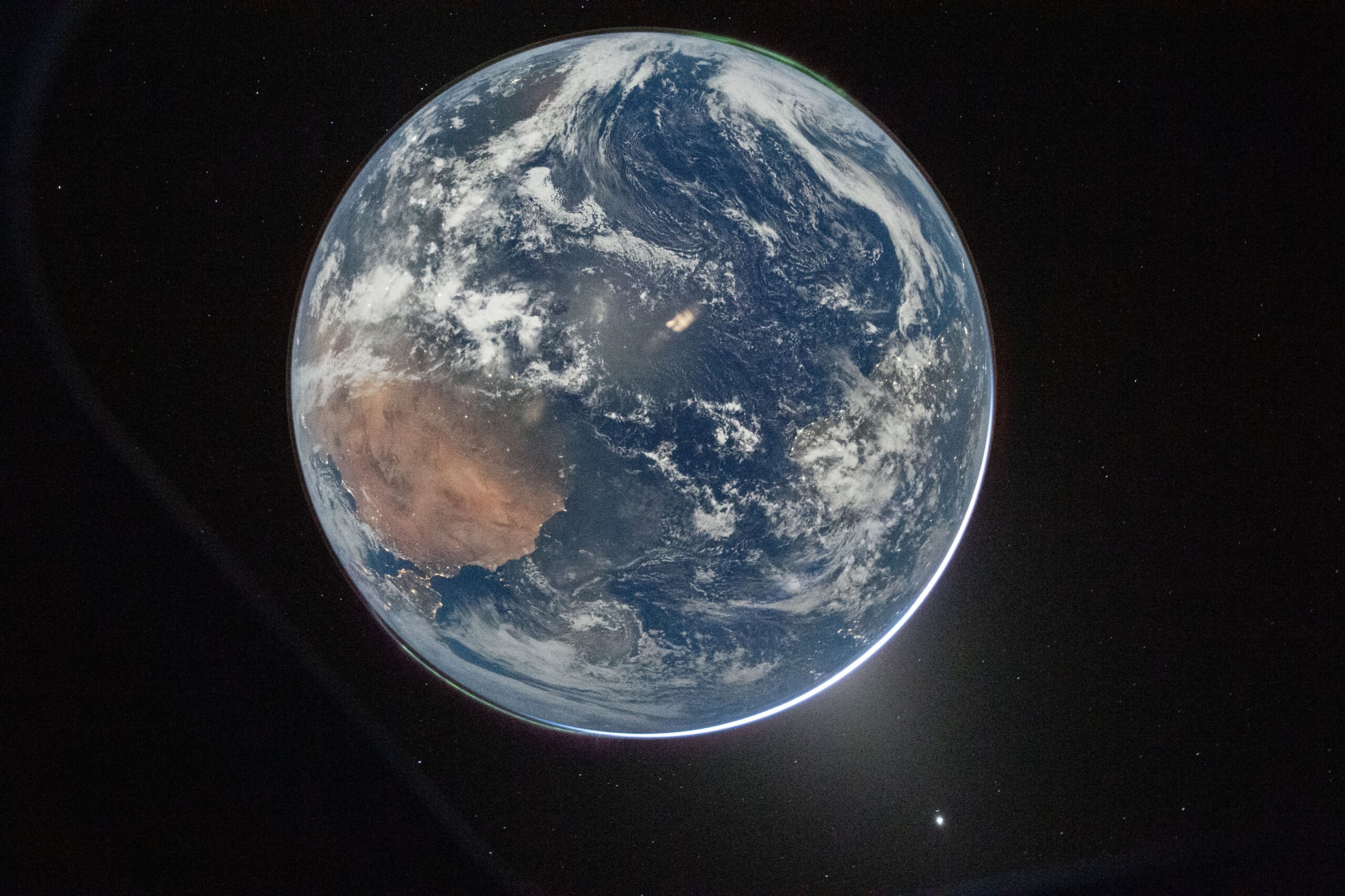Artemis II’s moon-bound astronauts capture Earth’s brilliant blue beauty as they leave it behind