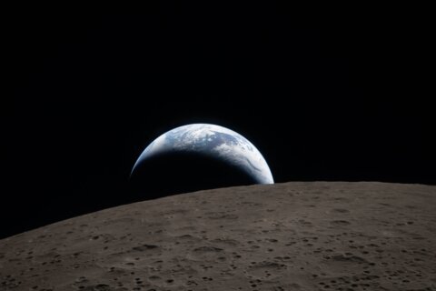 Artemis II astronauts channel Apollo 8 with a striking Earthset photo