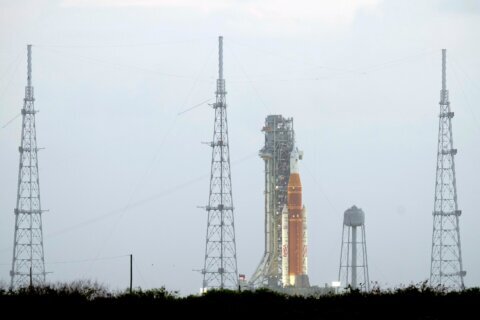 NASA begins fueling rocket to launch astronauts on the first lunar trip in half a century