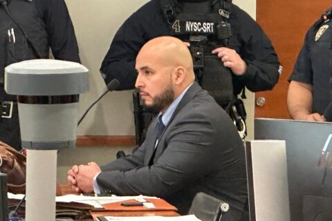 Former NYPD officer gets 3 to 9 years in prison for throwing a cooler that caused fatal crash