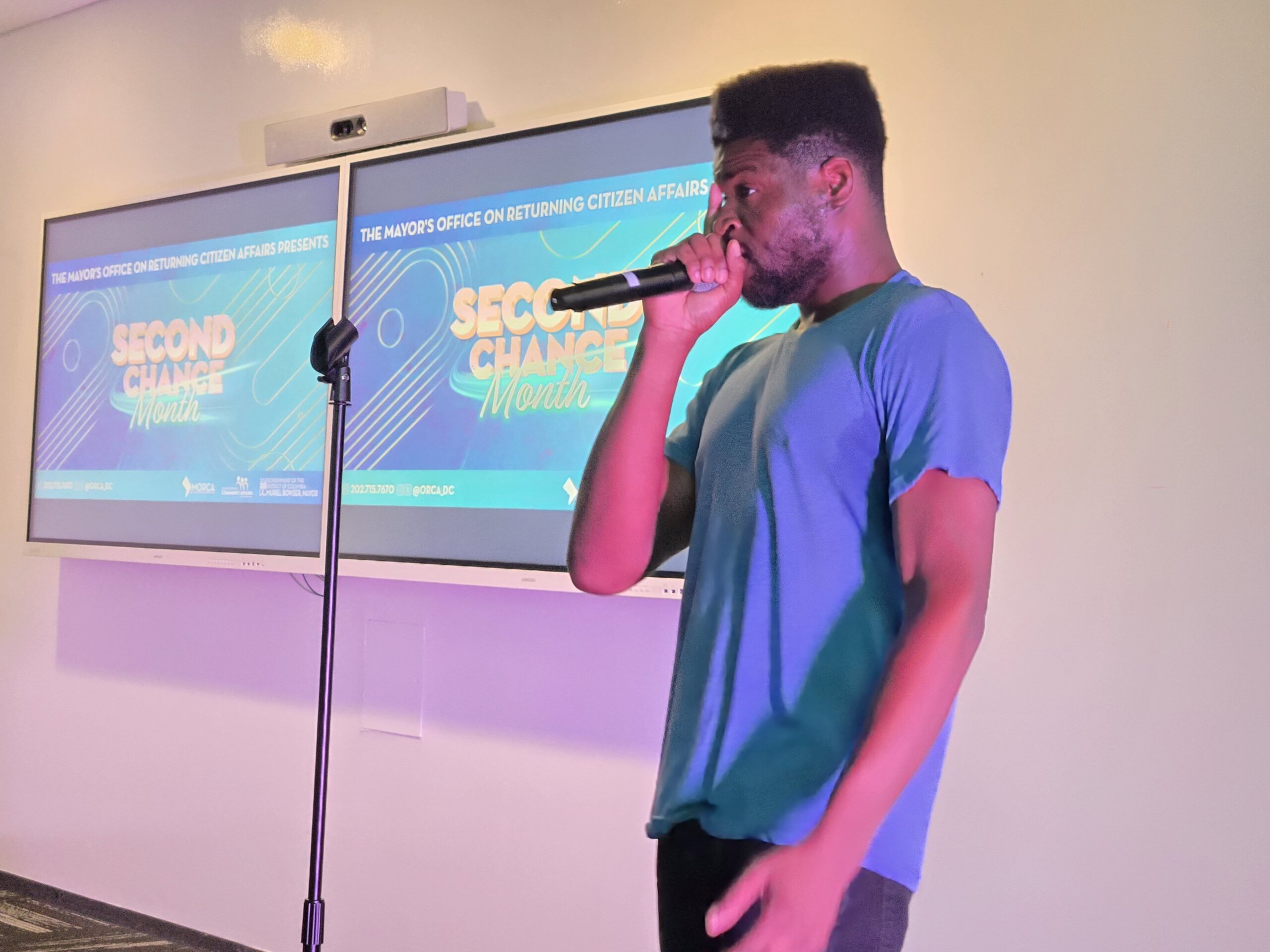 Formerly incarcerated artists shine at DC open mic