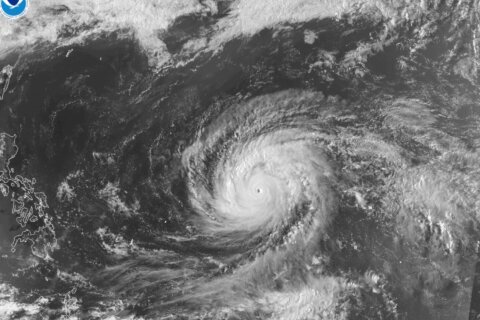 Monster typhoon in the Pacific Ocean is bearing down on group of remote US islands