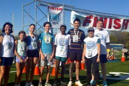 Winners of the race.