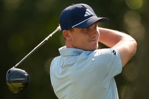 Ludvig Aberg cleans up his game and leads at Hilton Head with a 63