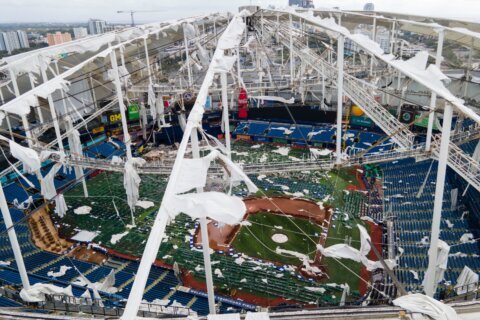 Rays are eager to return to Tropicana Field for the first game since hurricane damaged the roof