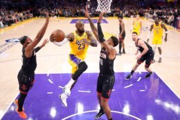 Rockets Lakers Basketball
