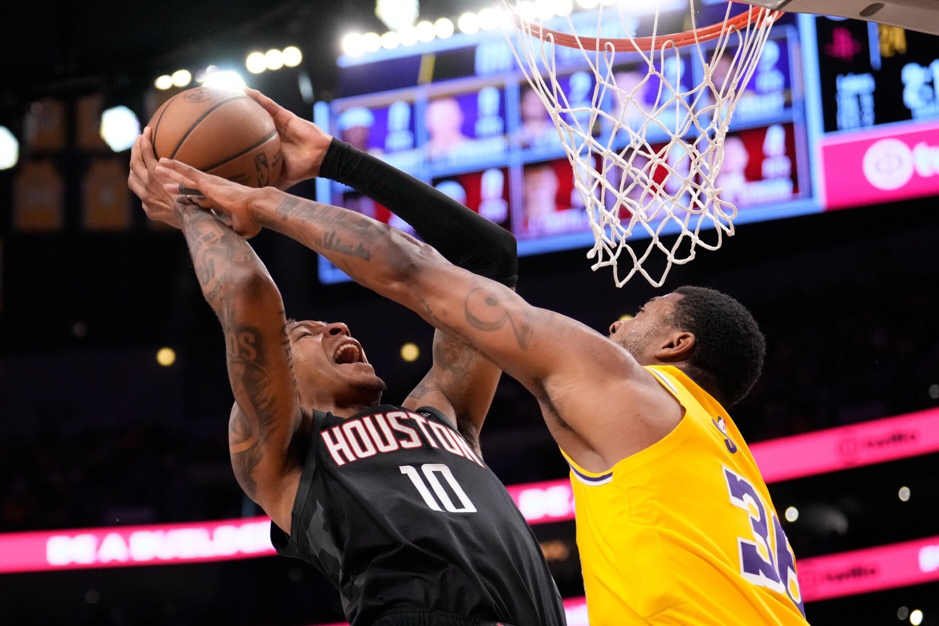Rockets Lakers Basketball