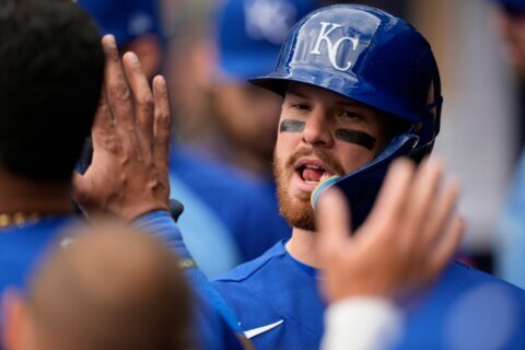 Rookie catcher Carter Jensen gets scratched from Royals’ starting lineup after oversleeping