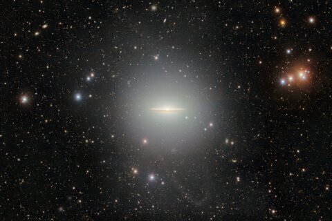 The wide-brimmed Sombrero galaxy is revealed in all its splendor by a telescope in Chile
