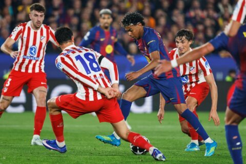 Barcelona needs comeback against Atletico Madrid to return to Champions League semifinals