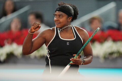 American Hailey Baptiste saves 6 match points to stun world No. 1 Aryna Sabalenka at Madrid Open