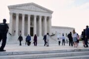 Trump leaves Supreme Court hearing as arguments over birthright citizenship continue