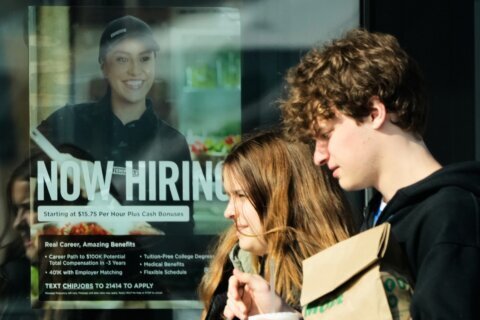 U.S. job openings were unchanged at 6.9 million in March but hiring improved