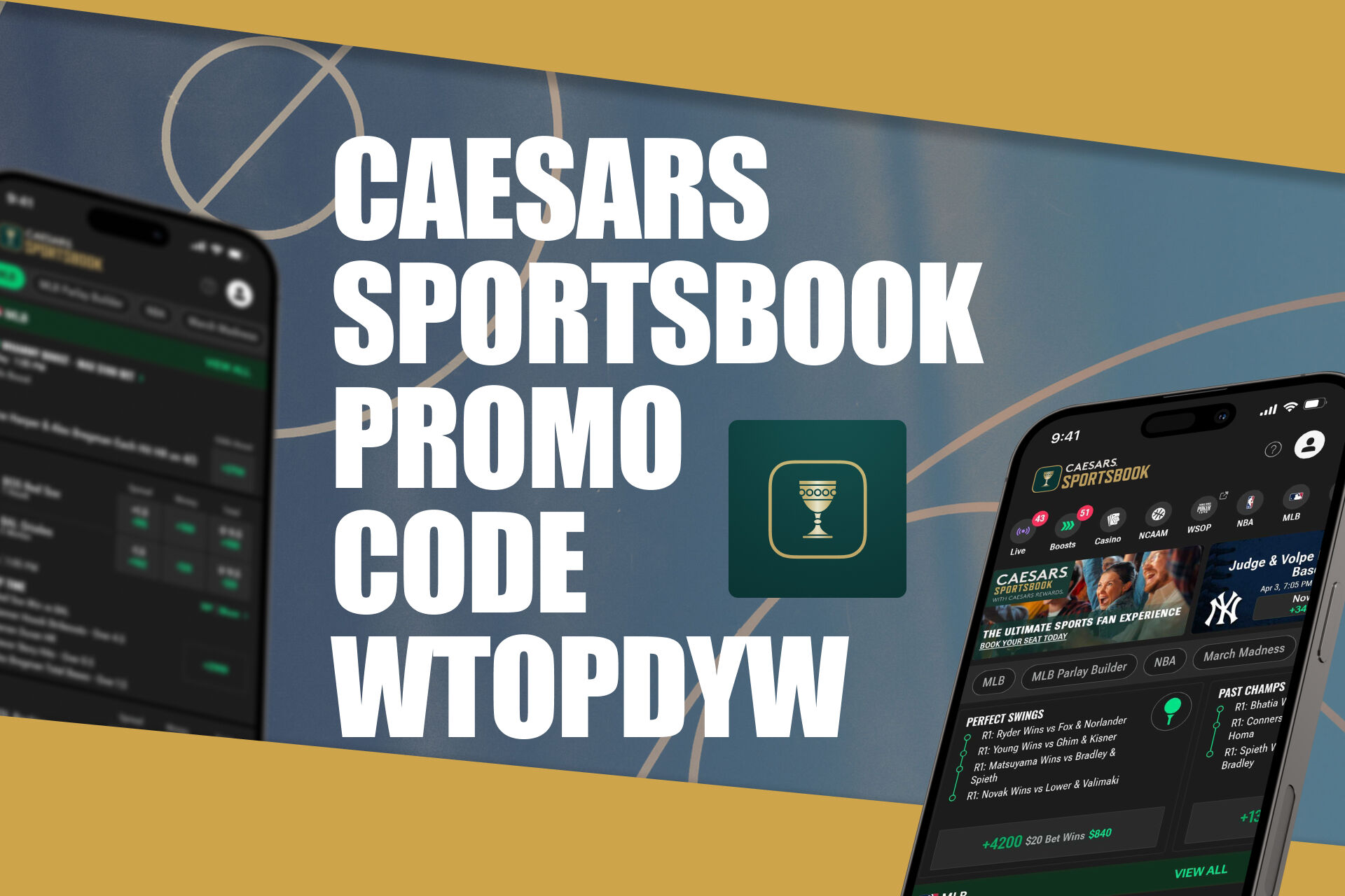 Caesars Sportsbook Promo Code WTOPDYW: Get Double Winnings for Easter MLB, NBA Games