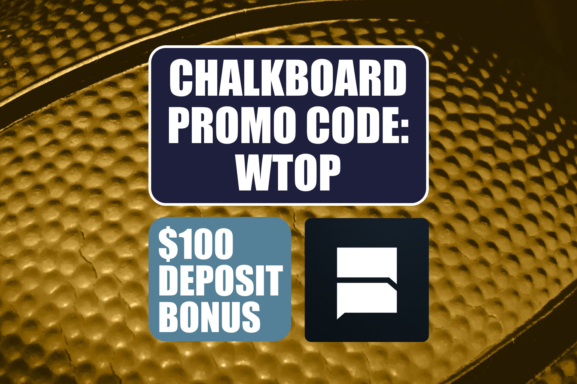 Chalkboard Promo Code WTOP: Claim $100 Bonus for Michigan vs. UConn Entries