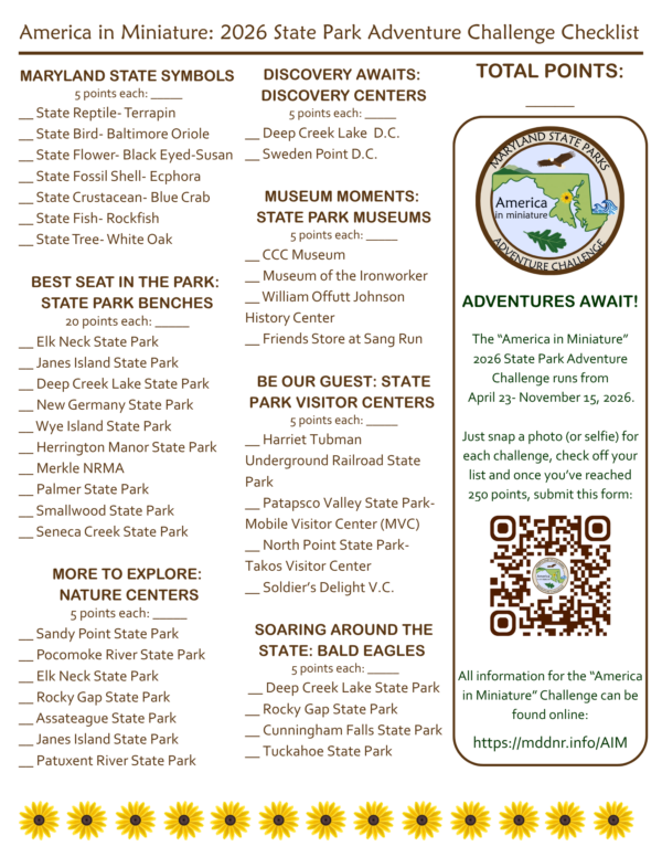 a checklist for a scavenger hunt