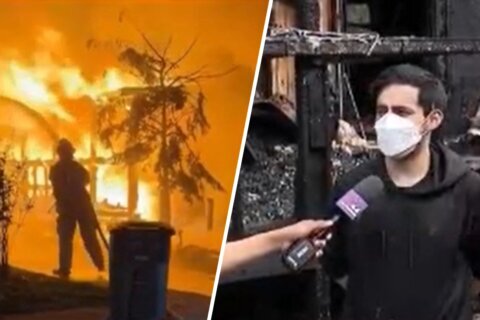 Familias hispanas lo pierden todo tras incendio de casas móviles en Fairfax