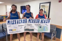 The runners made stops at 10 hospitals across the MedStar system, including MedStar Georgetown University Hospital and MedStar Washington Hospital Center in D.C. The four-day run ended Thursday at MedStar Franklin Square Medical Center.