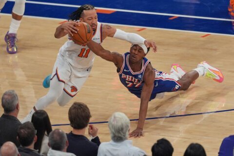 Knicks crush the 76ers 137-98 to start the second round and keep up a historic postseason roll