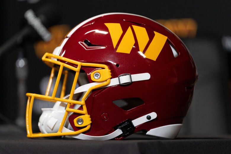 Washington Commanders football helmet