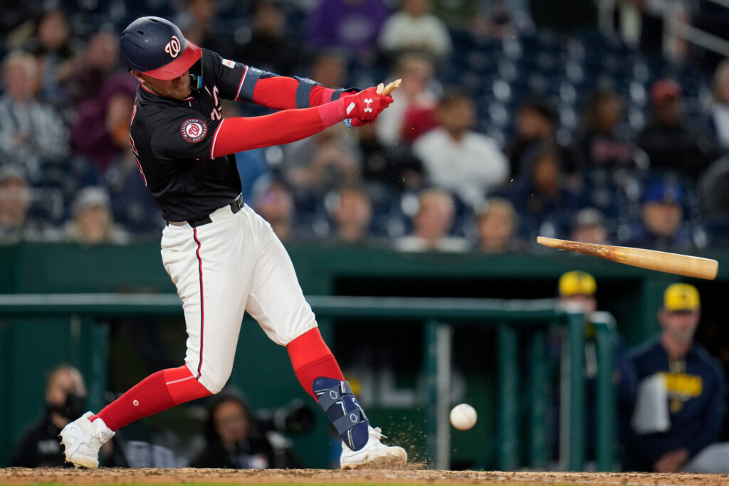 Contreras gets 4 hits again and Brewers’ combined no-hit bid spoiled in 6-1 win over Nationals